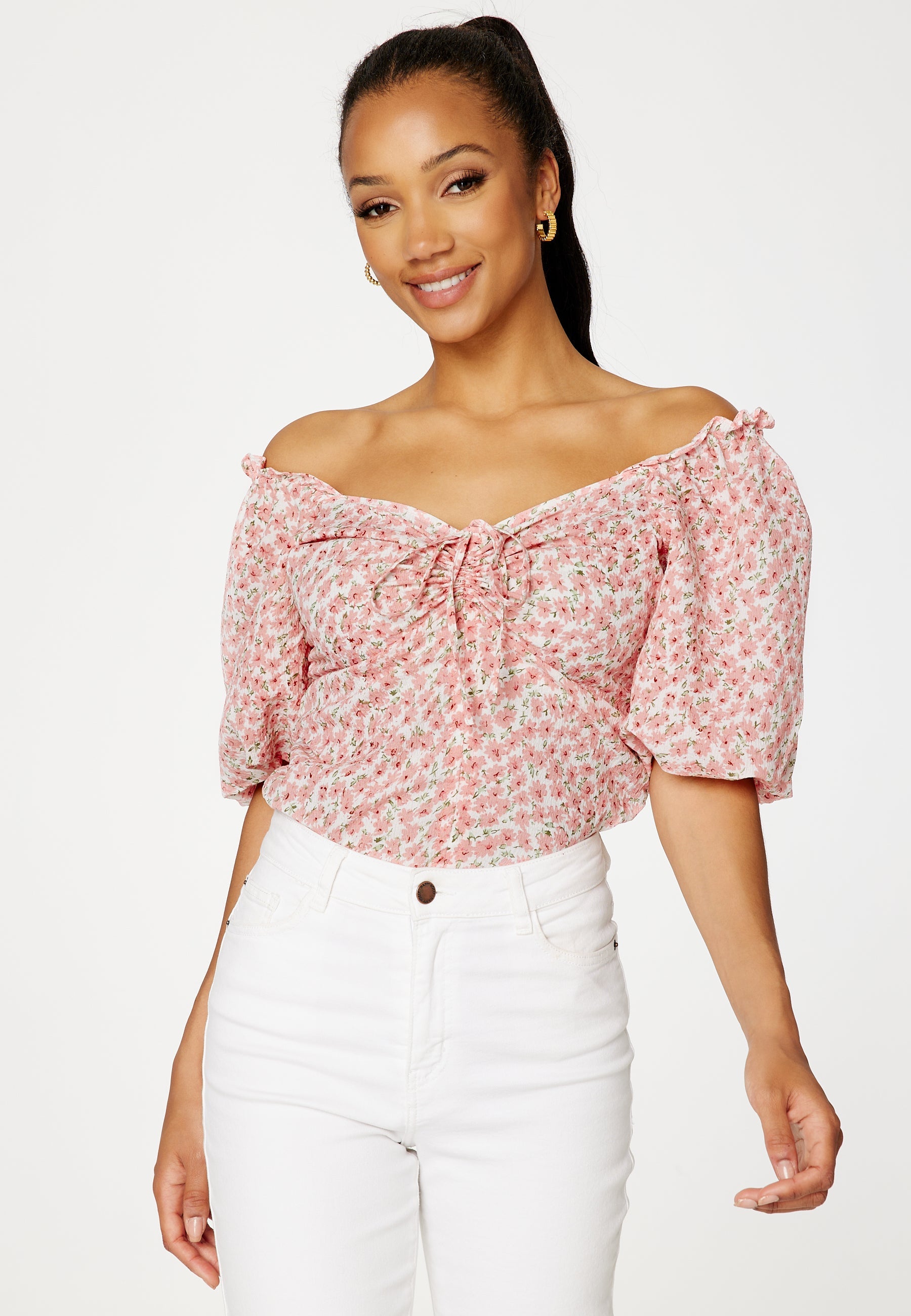 ONLY Holly 2/4 Ruching Top