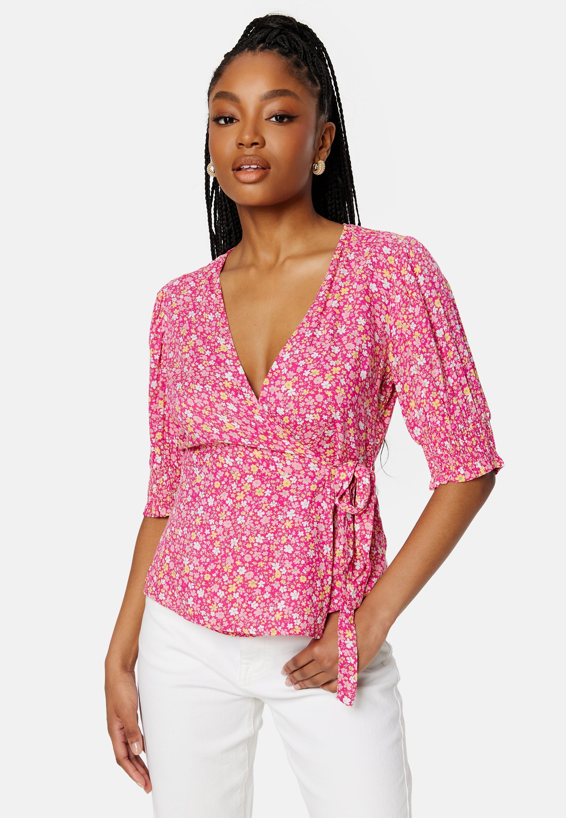 Pieces Tala 2/4 Wrap Top