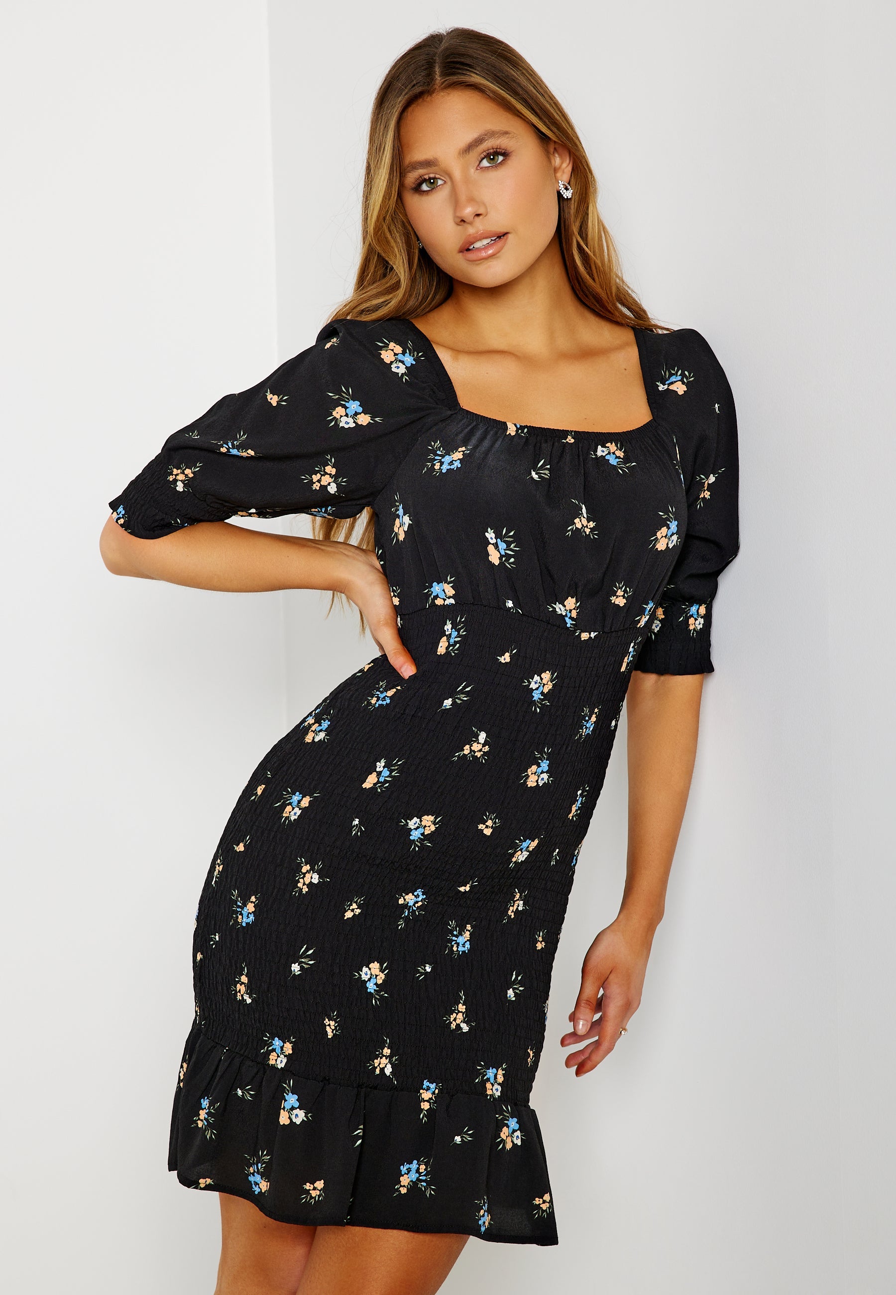 Pieces Viva 2/4 Smock Dress
