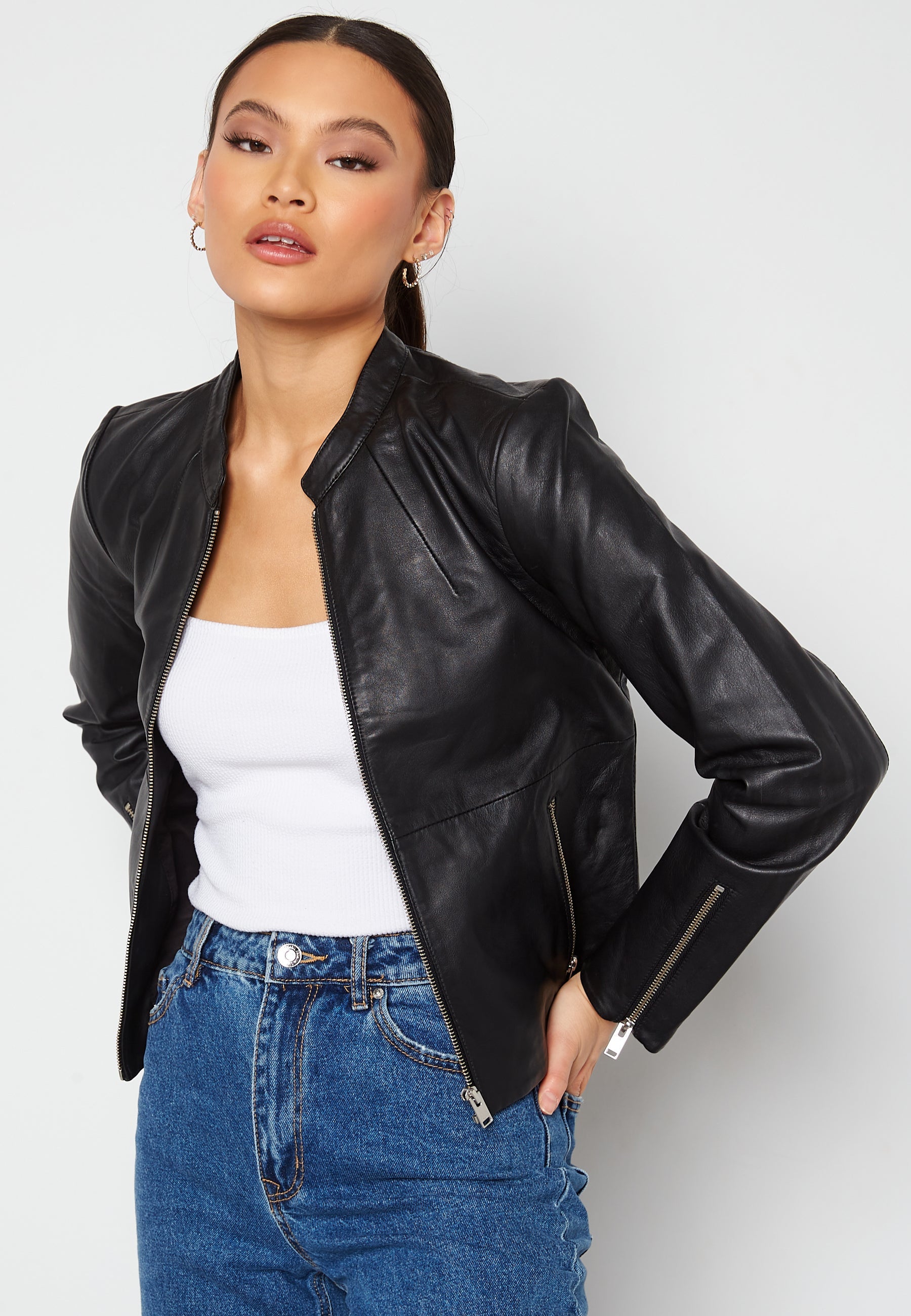 SELECTED Ibi Leather Jacket