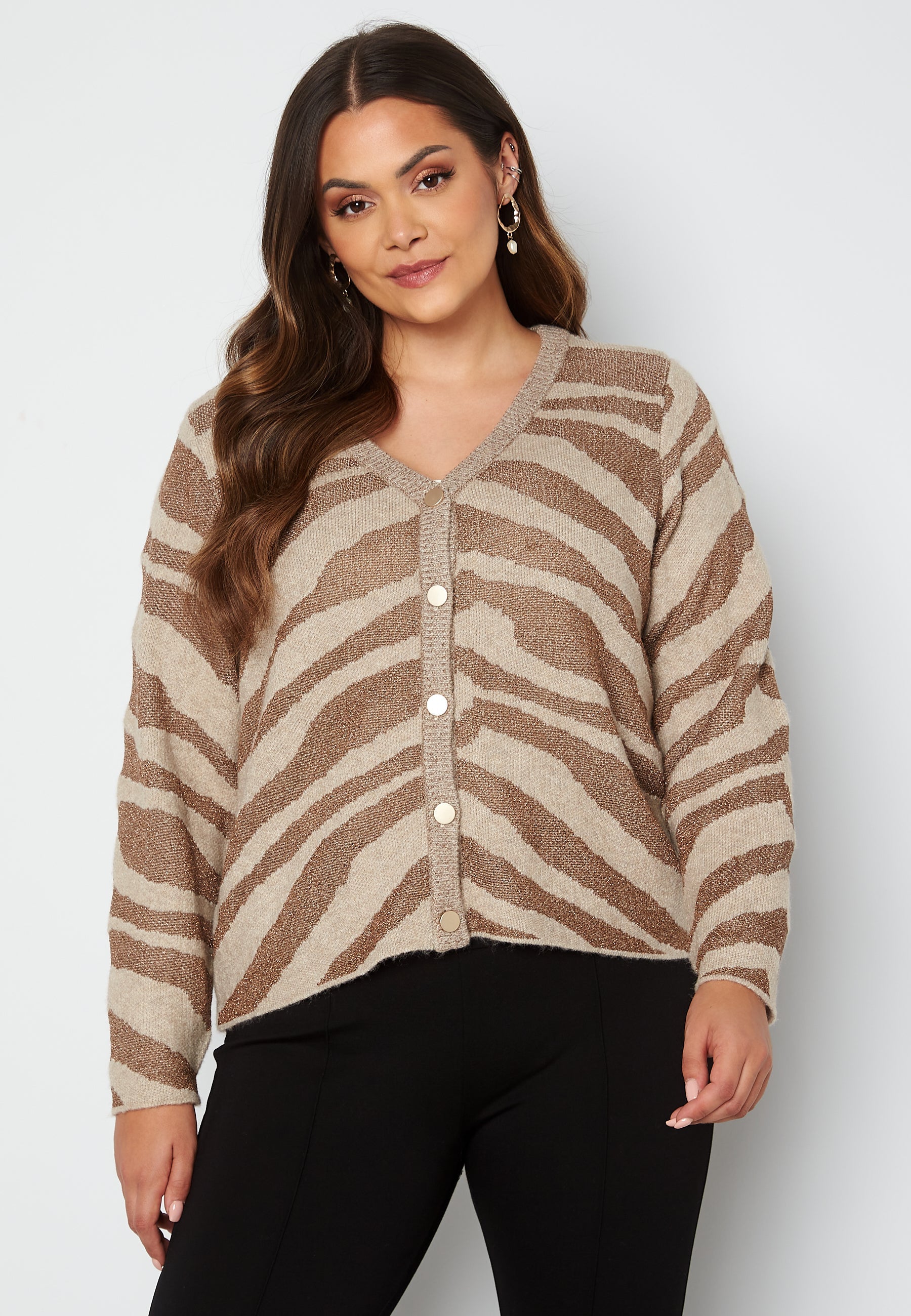 Bubbleroom Eela Life LS Cardigan Knit