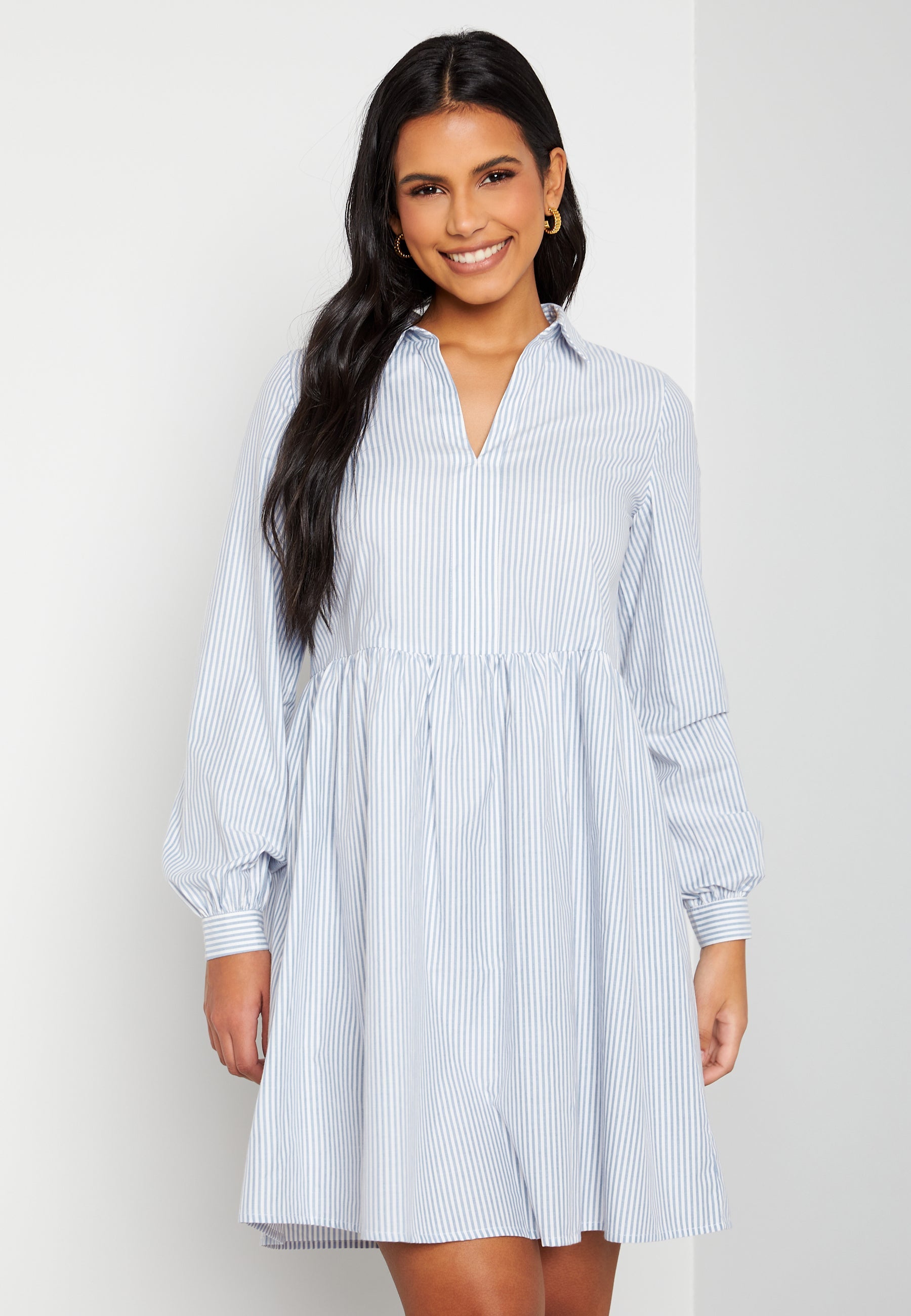 VILA Tylla L/S V-Neck Short Dress