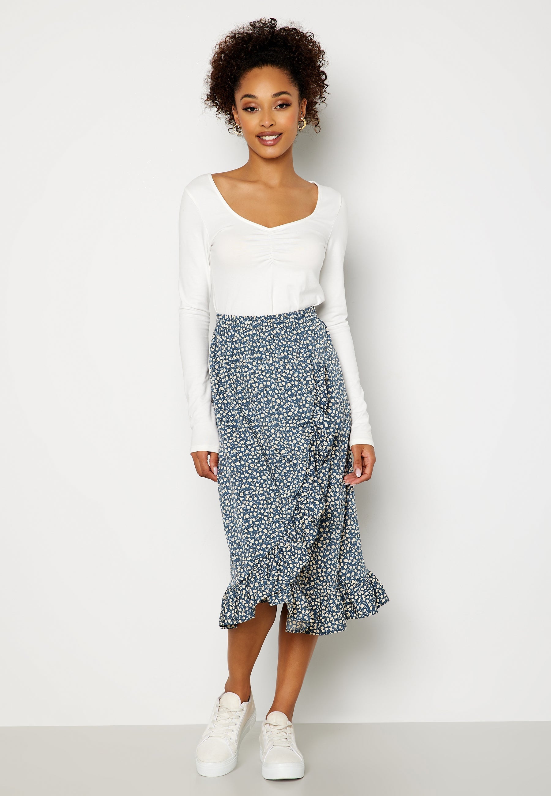 ONLY Olivia Long Wrap Skirt