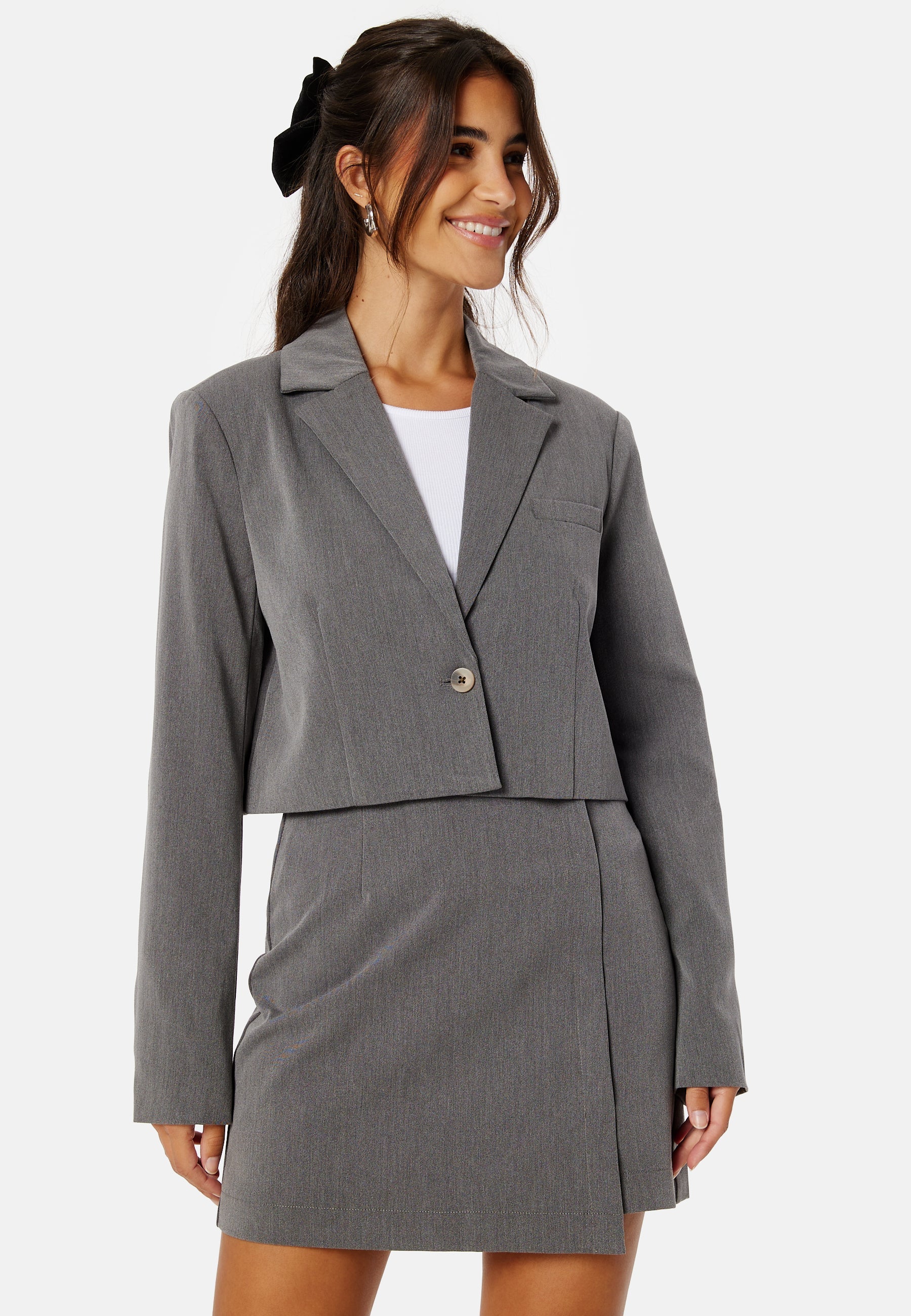 Pieces Jeremy Cropped Blazer