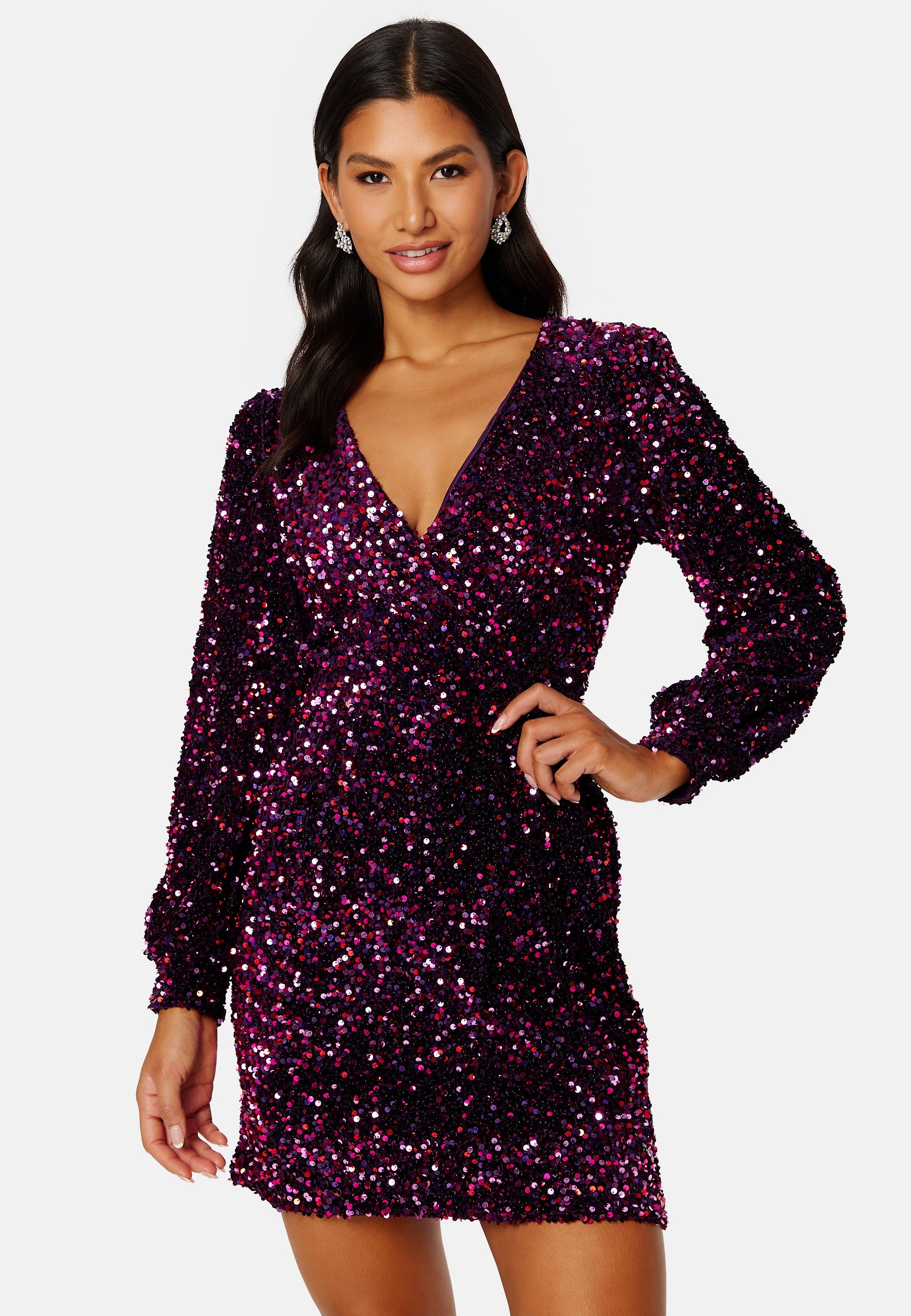 VERO MODA Fame L/S V-Neck Dress