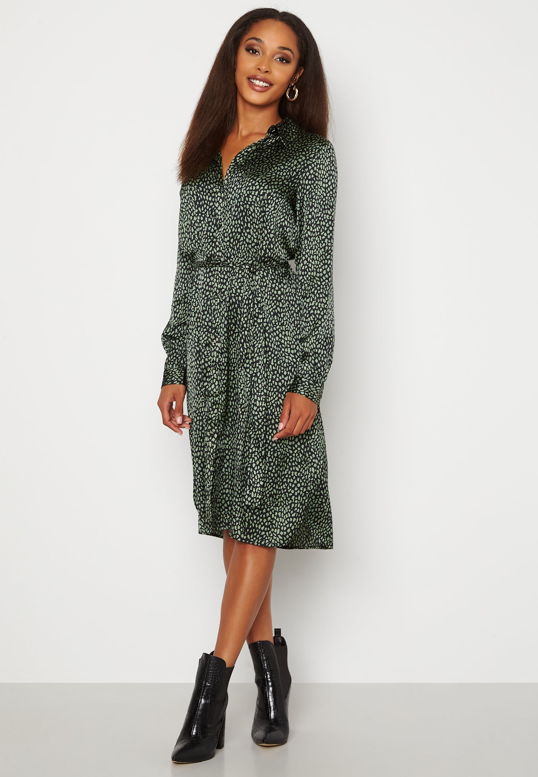 VERO MODA Leona Calf Shirt Dress