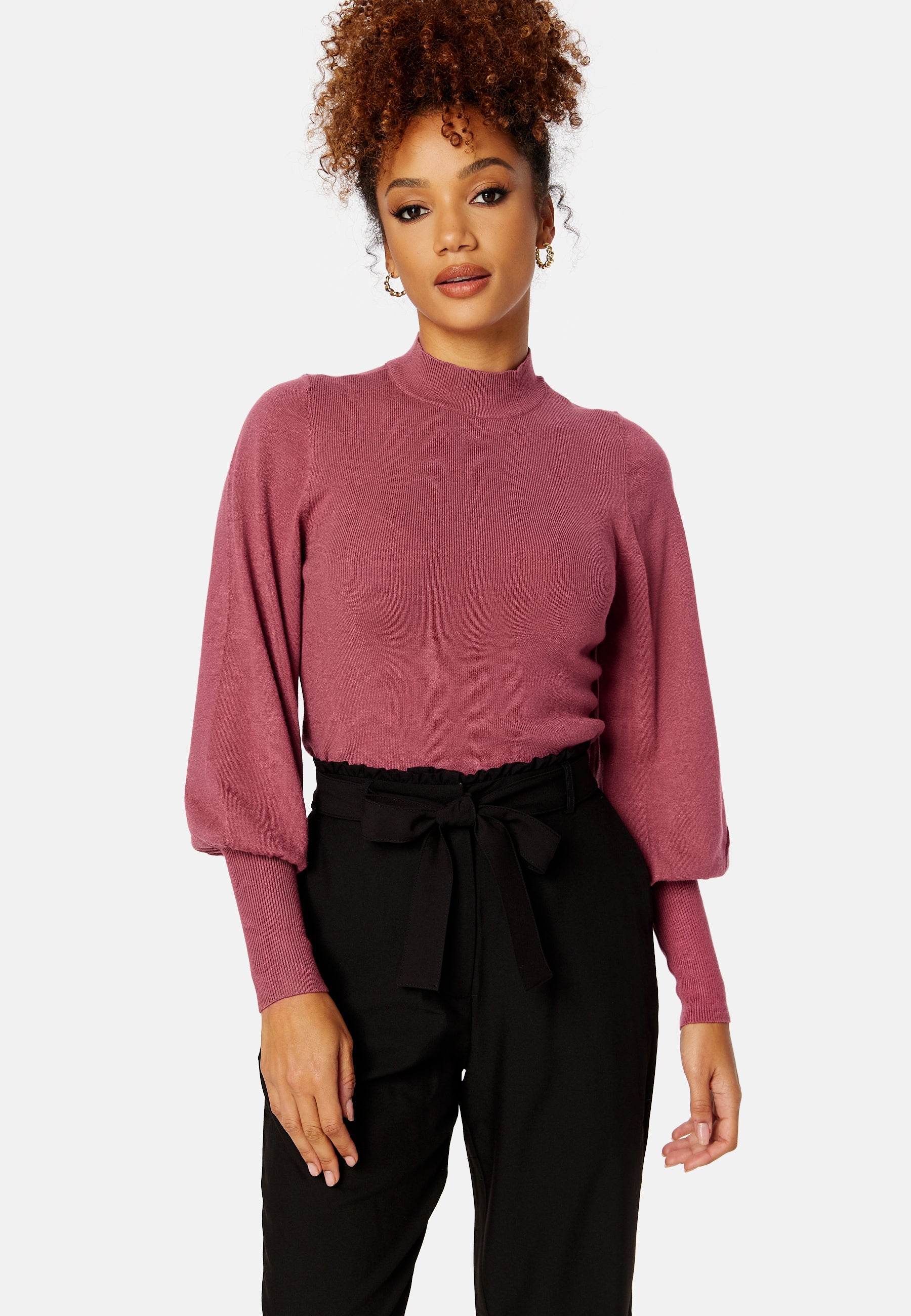 VERO MODA Hollykarispuff LS Highneck