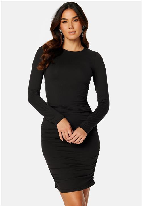 Pieces Nala LS Ruching Dress