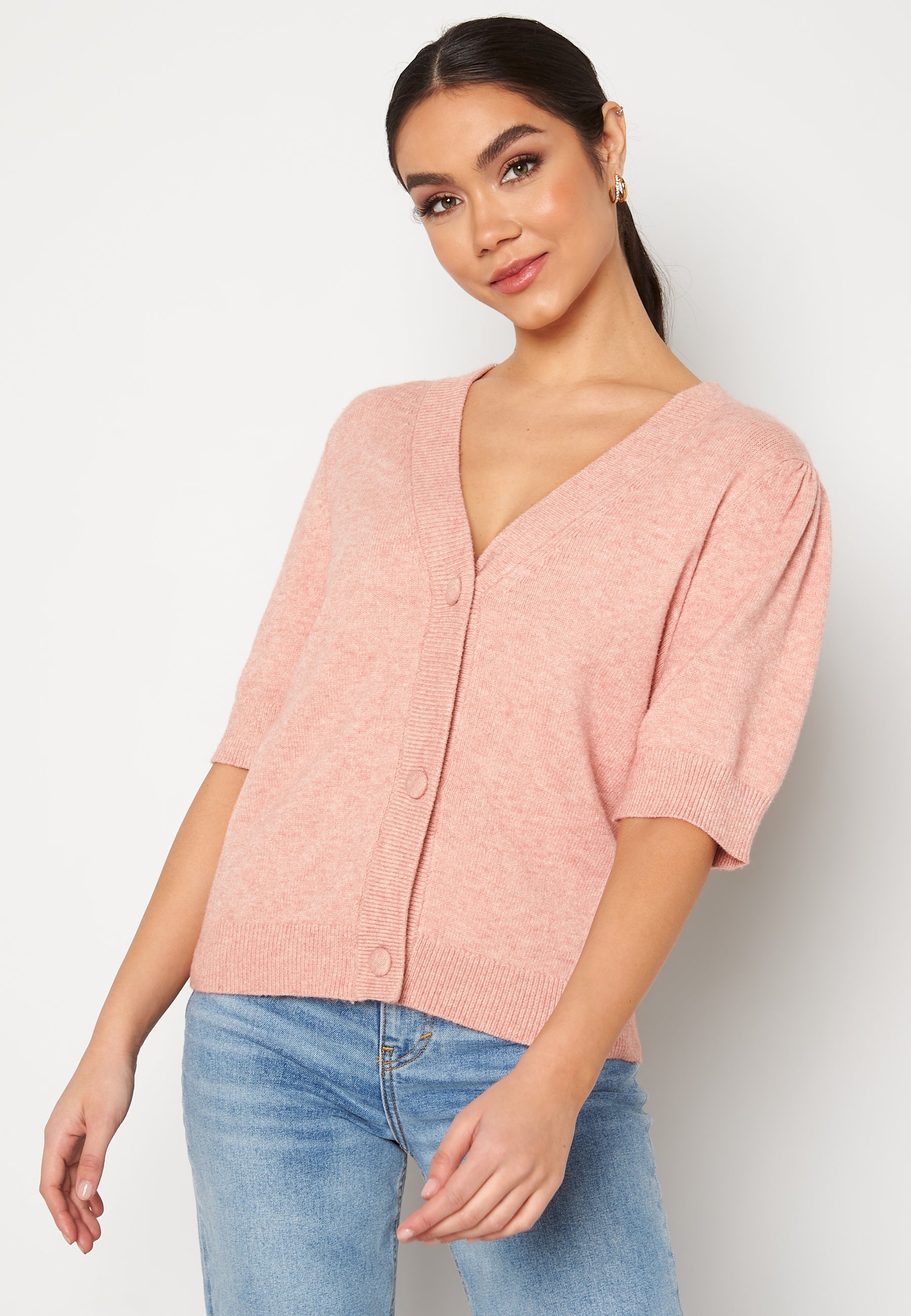 VILA Ril Short Knit Cardigan