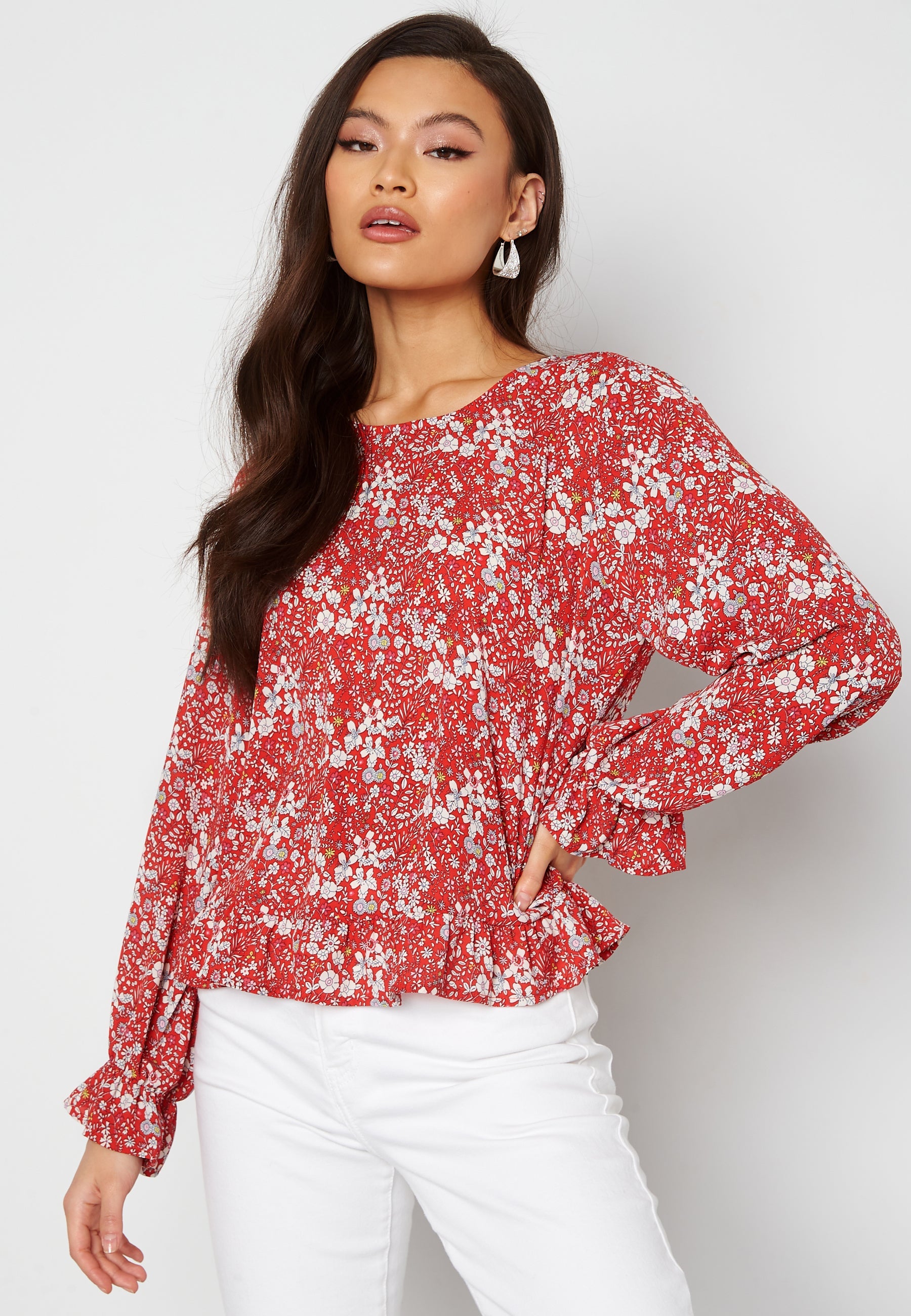 ONLY Alma Life Poly Frill Top