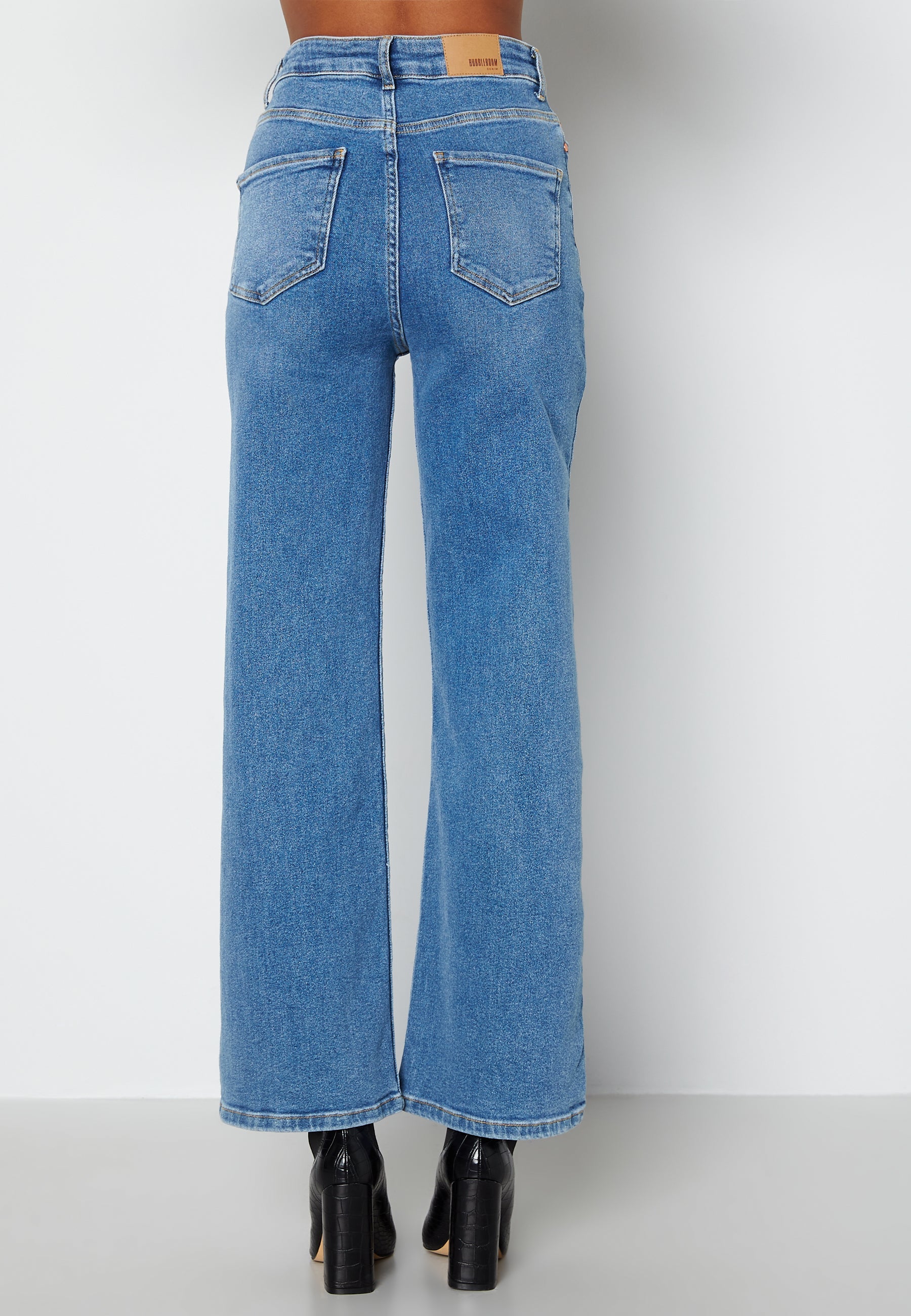 BUBBLEROOM June wide leg stretch jeans