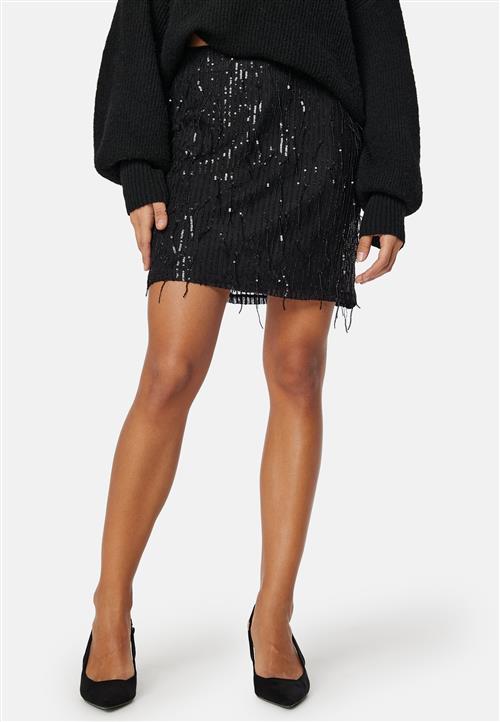 VILA Vistara Sequin Mini Skirt