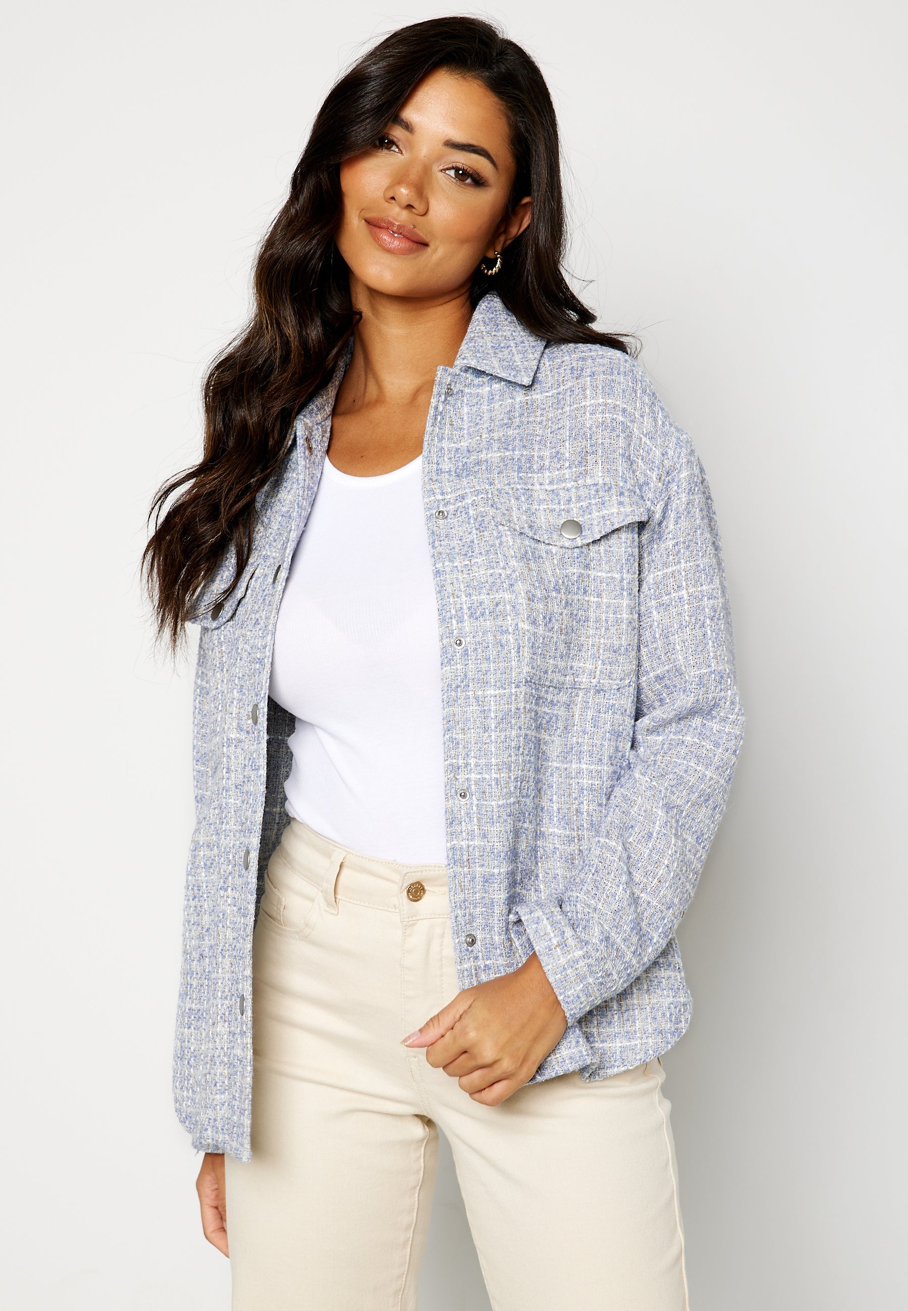 VILA Tweeda L/S Shacket