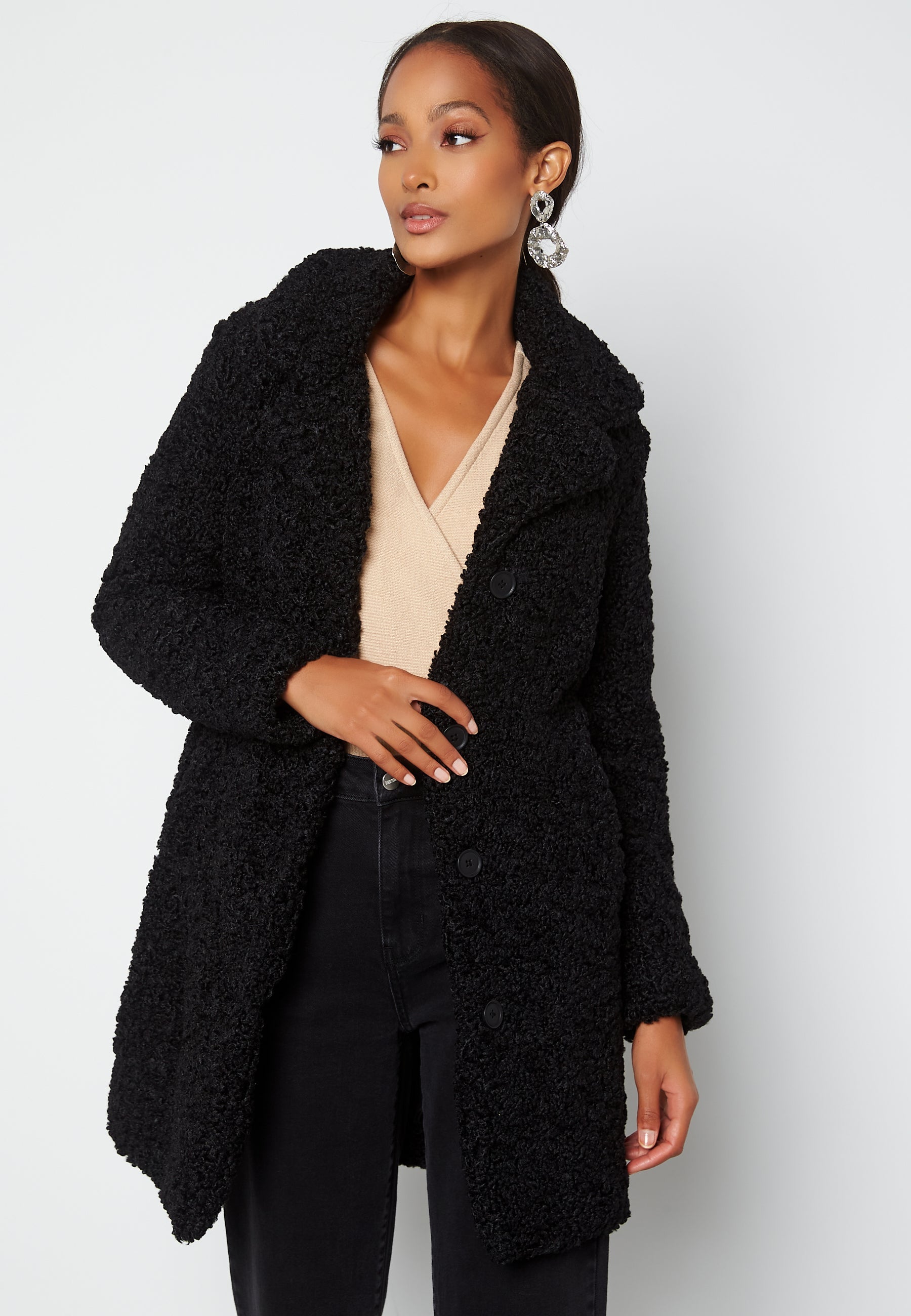 Happy Holly Nicole teddy coat