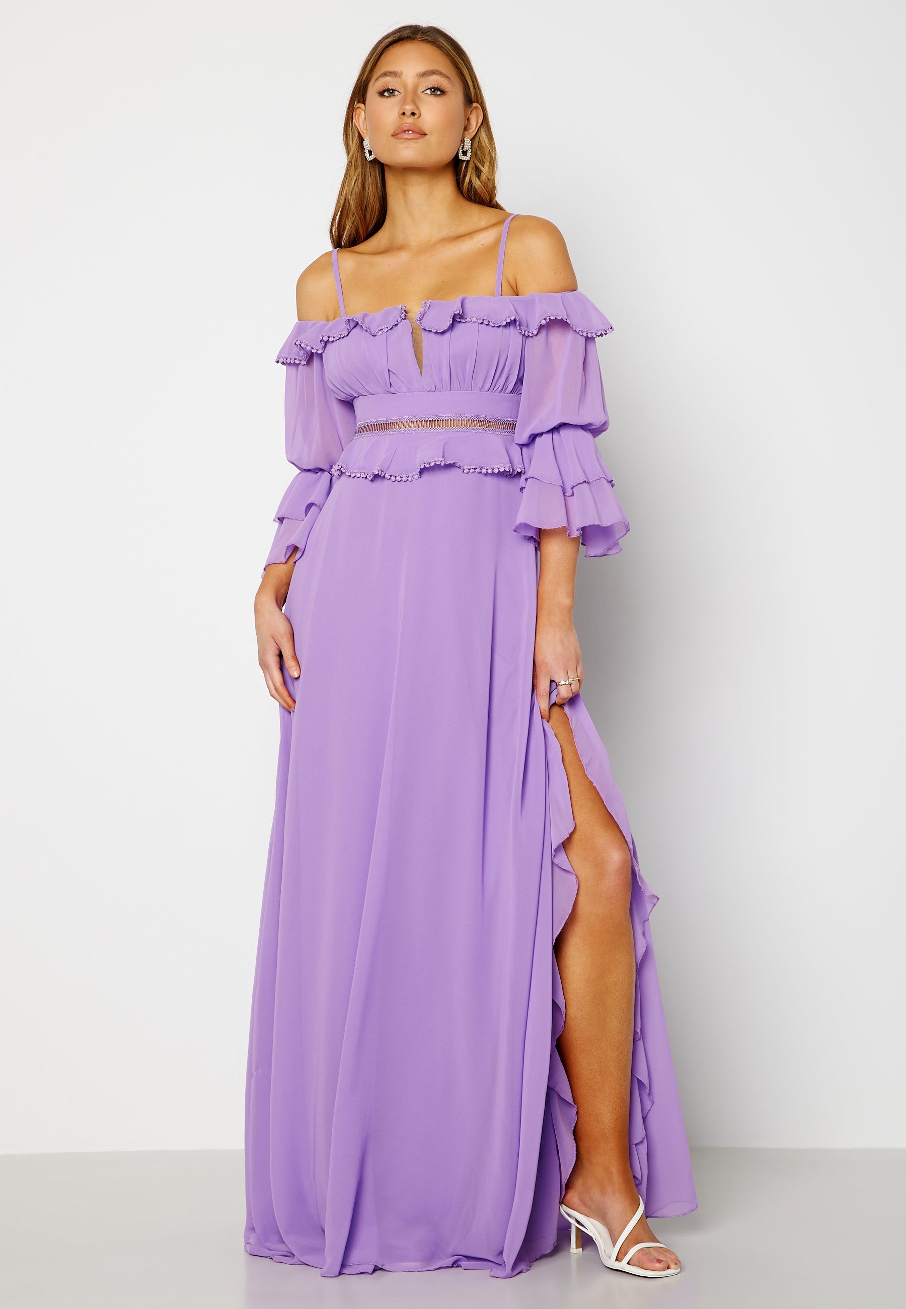 Trendyol Vendela Off Shoulder Maxi Dress