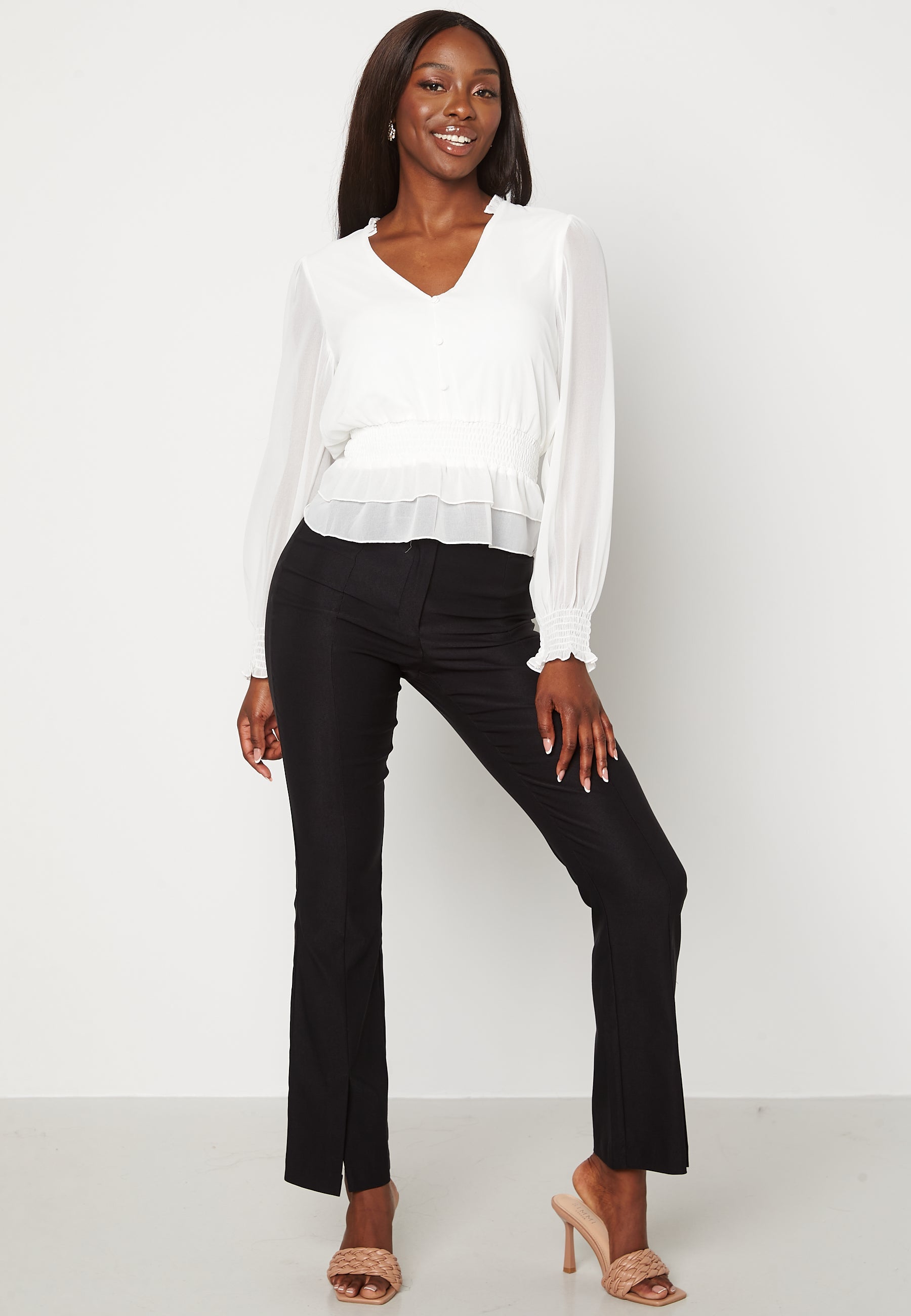 BUBBLEROOM Phetra stretchy suit trousers