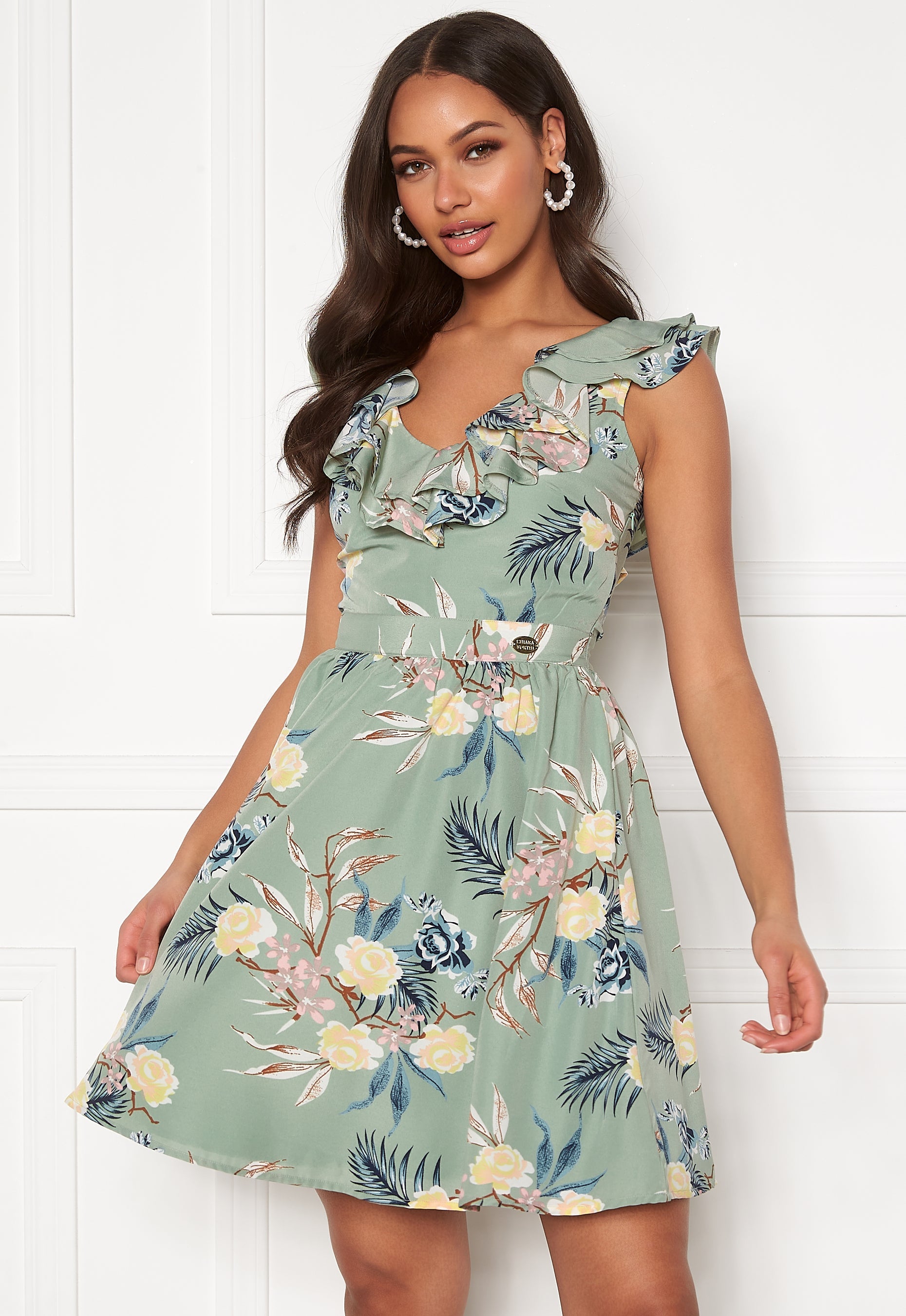 Chiara Forthi Pernille flounce dress