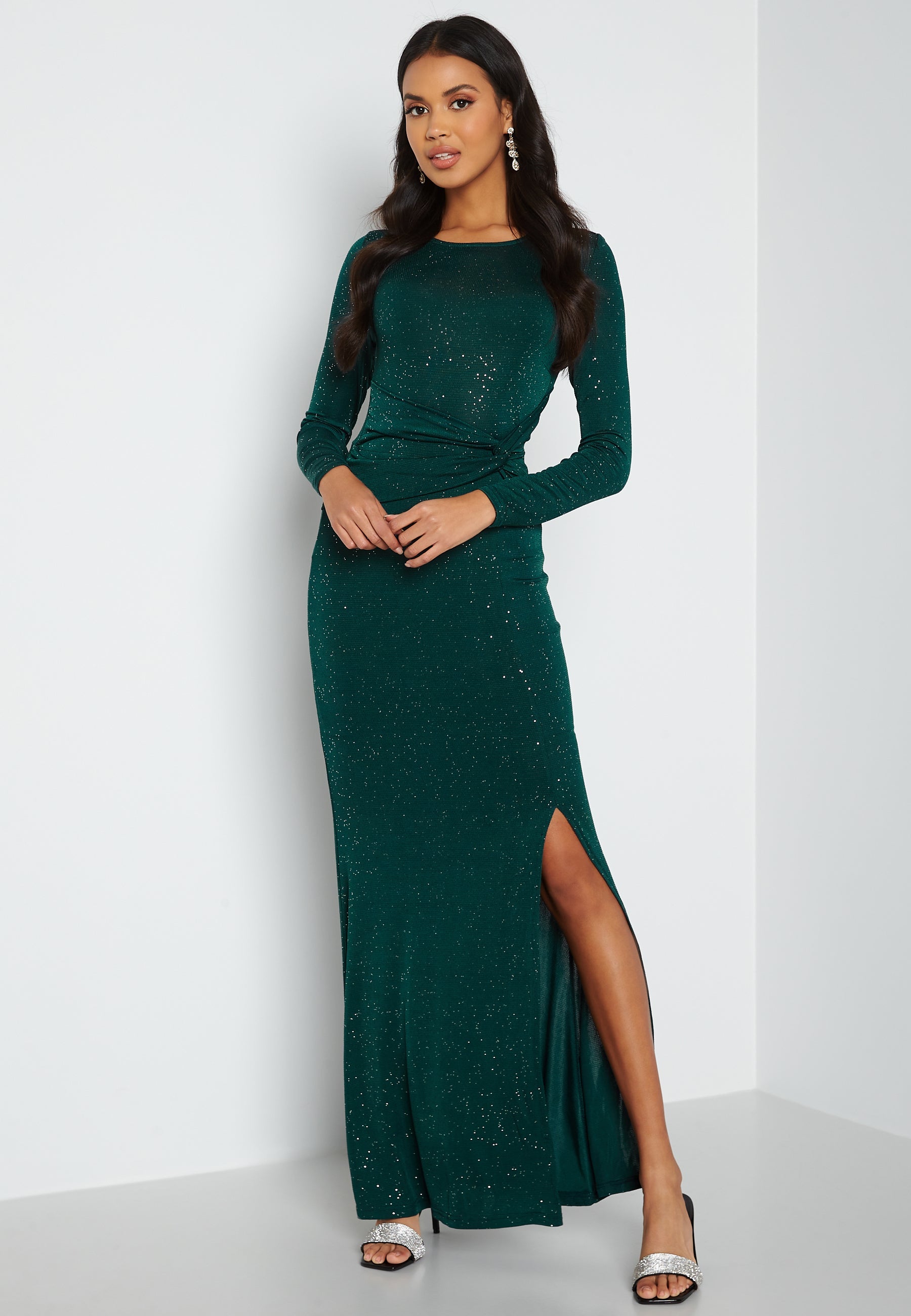 Bubbleroom Occasion Sparkling Knot L/S Gown