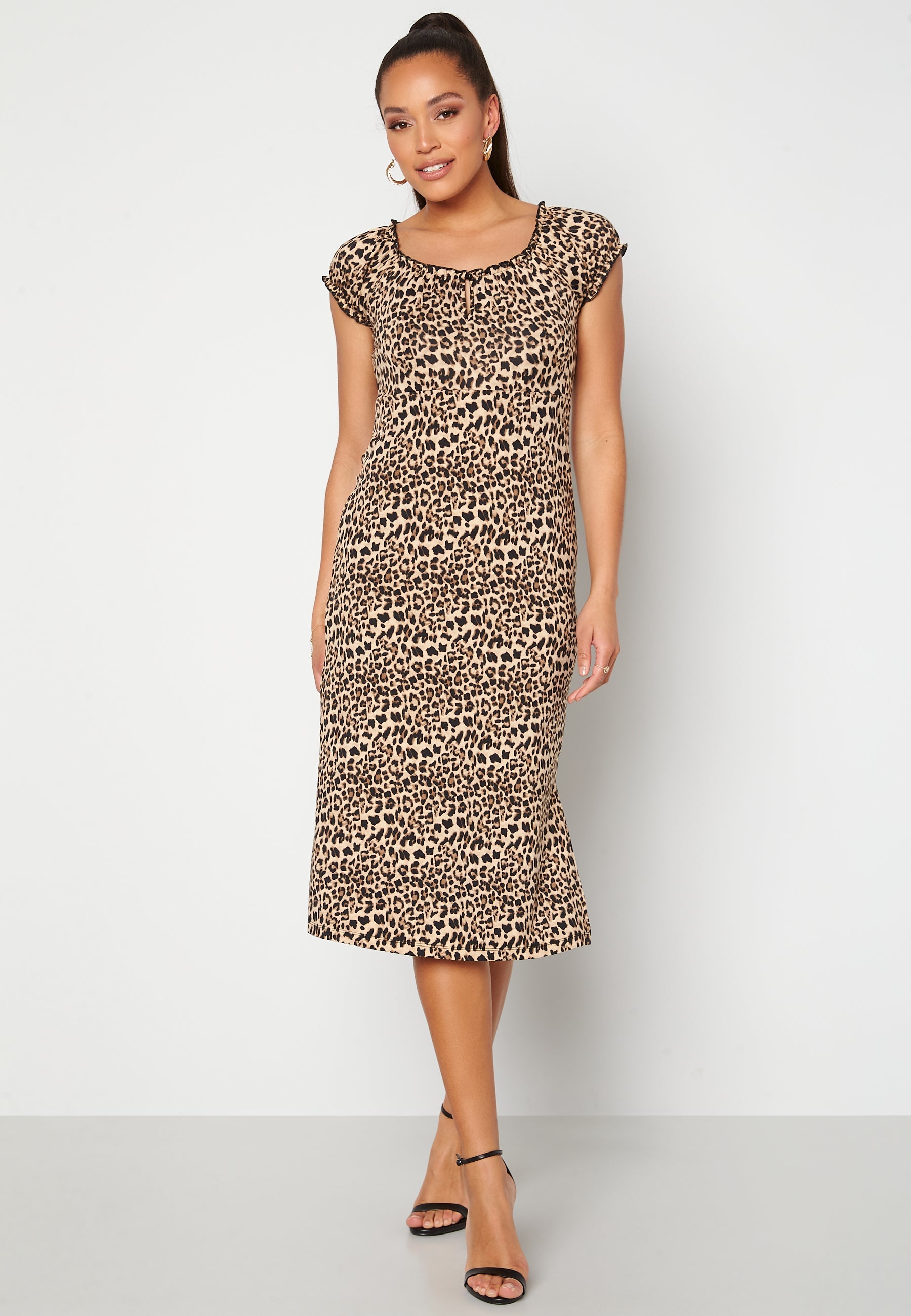 Happy Holly Tessan midi dress