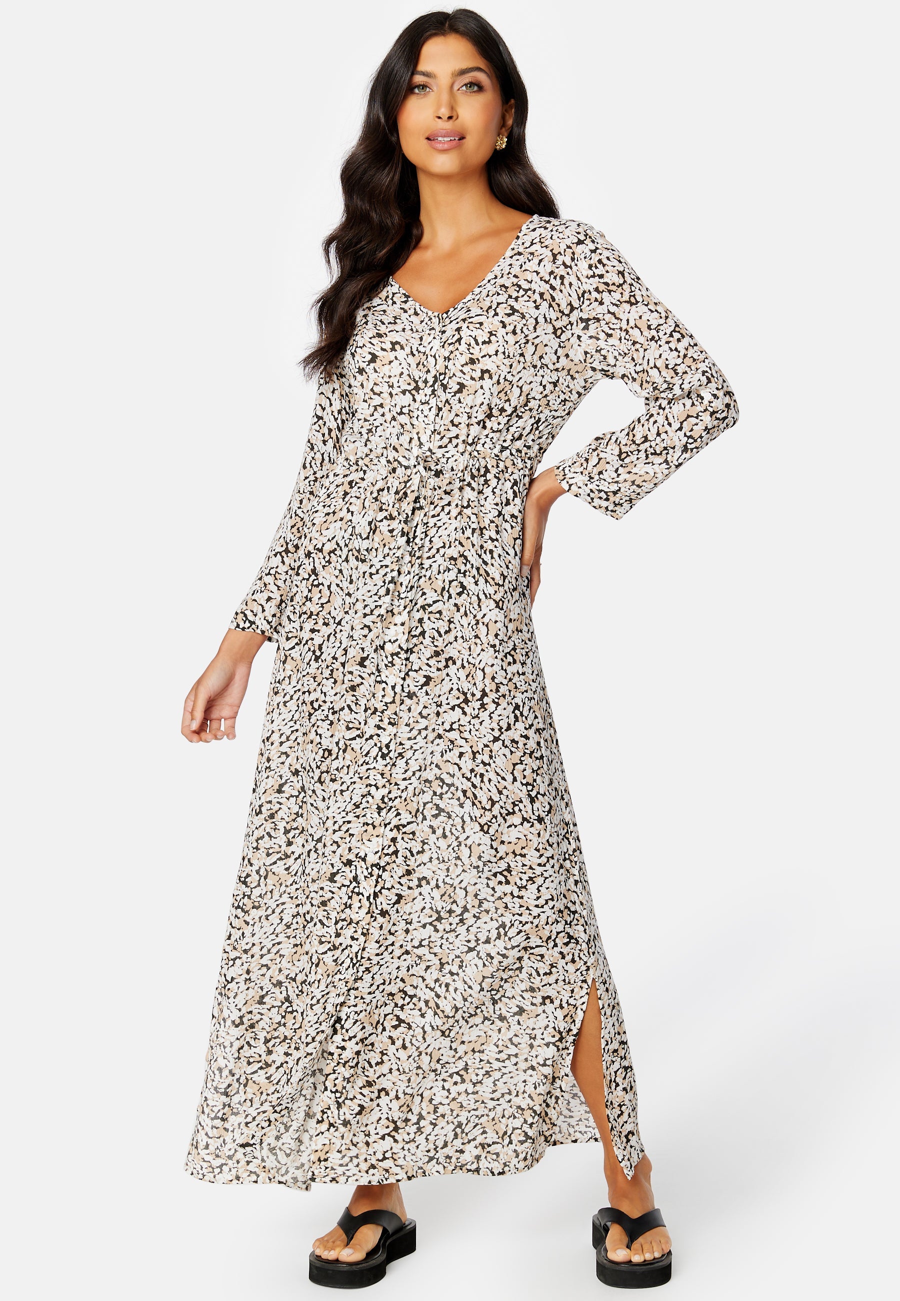 VILA Marina V-Neck 3/4 Ancle Dress