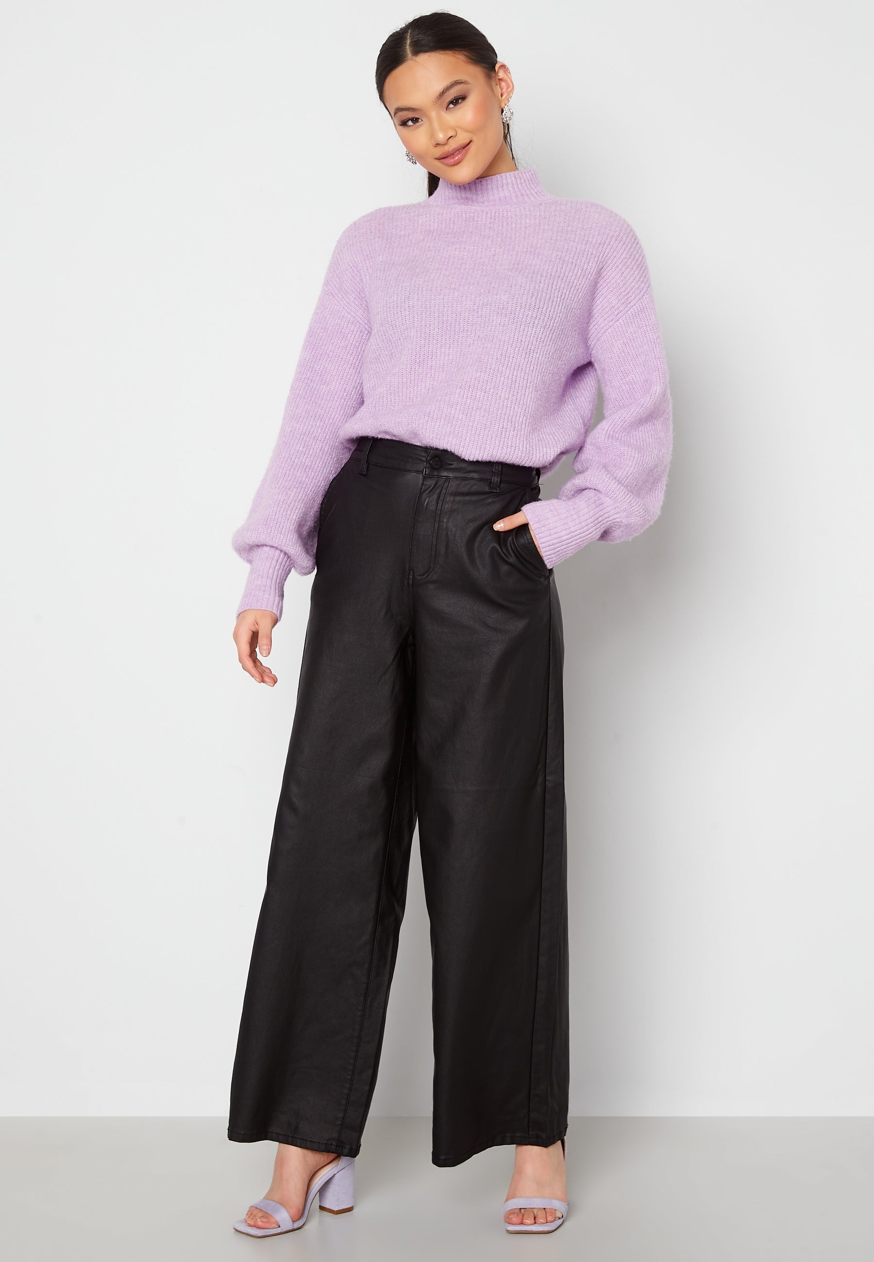 Object Collectors Item Belle HW Coated Wide Pants