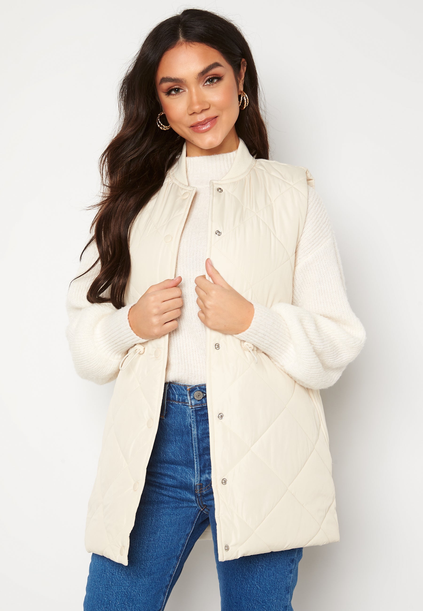 Pieces Bee Spring Quilted Vest