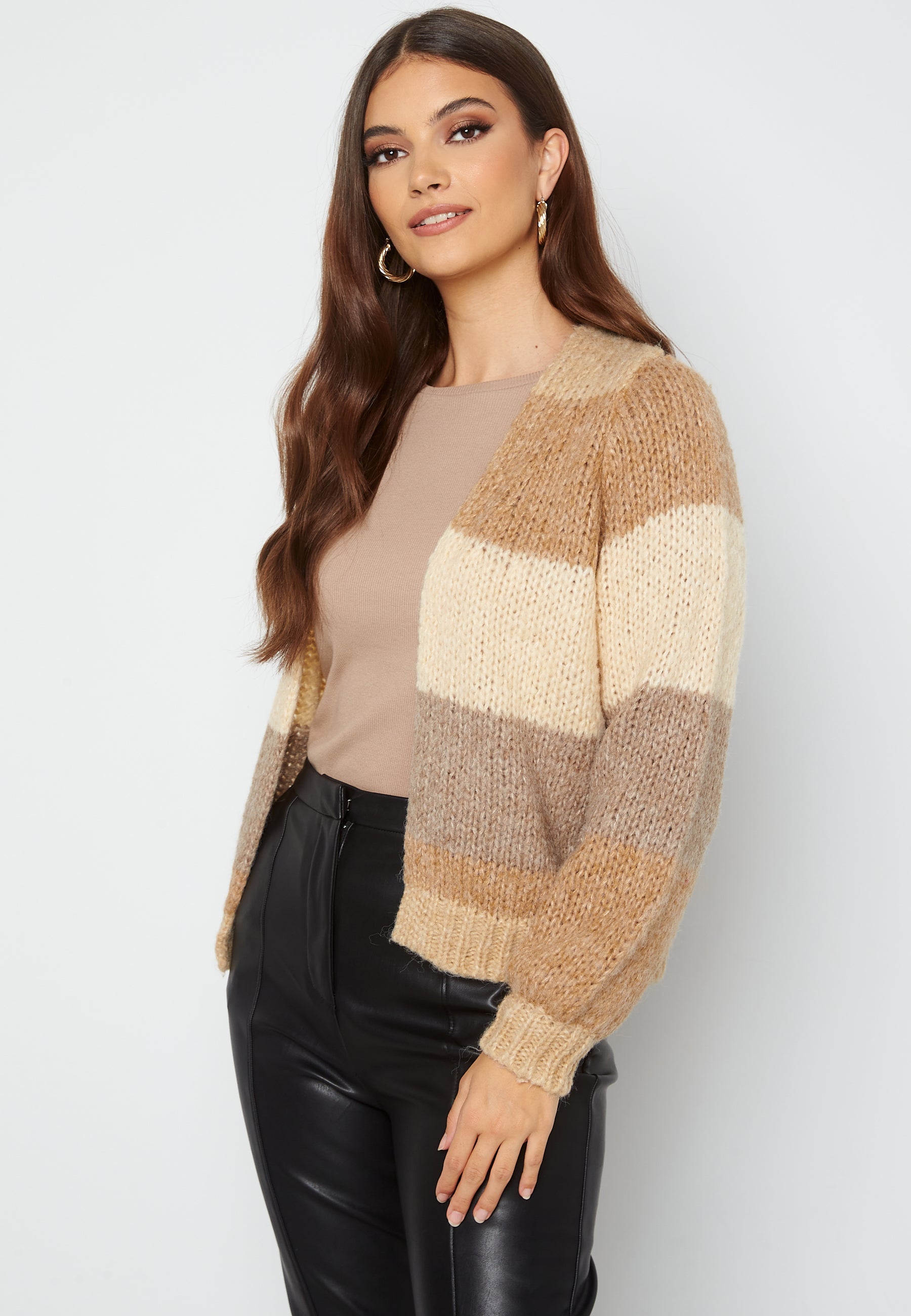 Pieces Fonda LS Wool Knit Cardigan