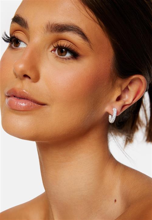 BY JOLIMA Monaco Pave Hoops 13 mm