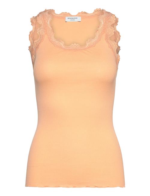 Rosemunde | Rwbabette Silk Sl U-Neck Long Lace | XXL