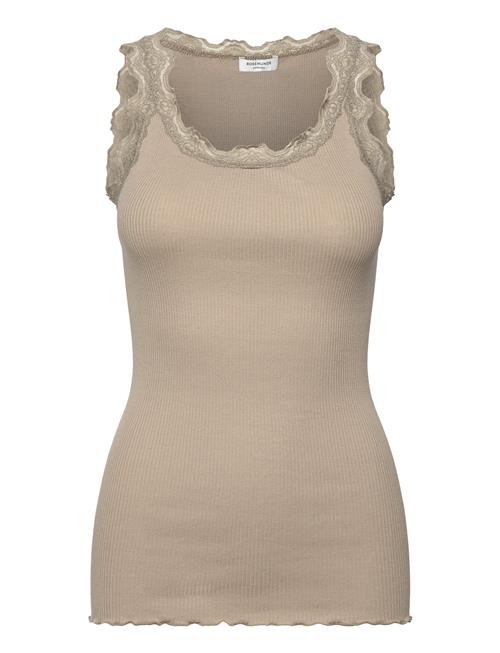 Rosemunde | Rwbabette Silk Sl U-Neck Long Lace | S
