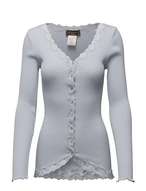 Rosemunde | Rwbabette Silk Ls V-Neck Lace Cardi | L