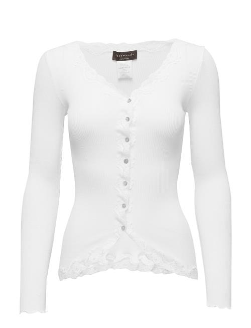 Rosemunde | Rwbabette Silk Ls V-Neck Lace Cardigan | XS