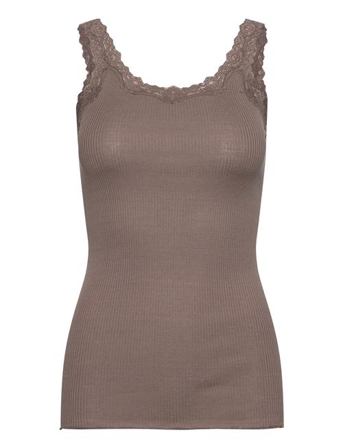 Rosemunde | Rwbabette Silk Sl Deep Back Lace Top | S