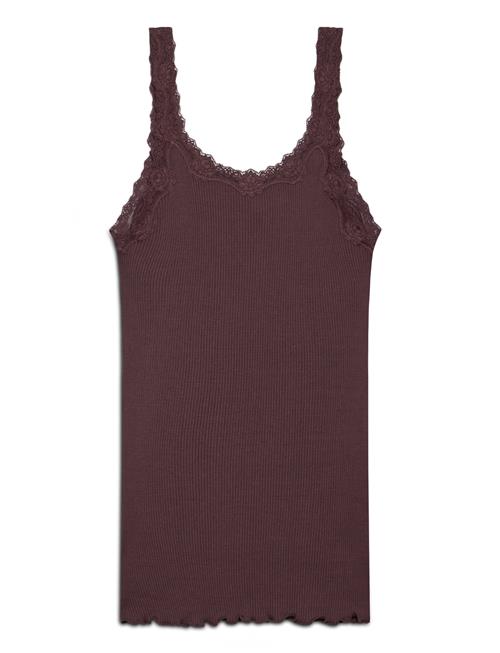 Rosemunde | Rwbabette Silk Sl Deep Back Lace Top | L