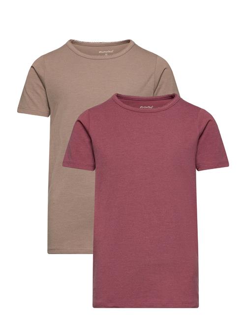 Minymo | Basic 33 -T-Shirt Ss (2-Pack) | 140