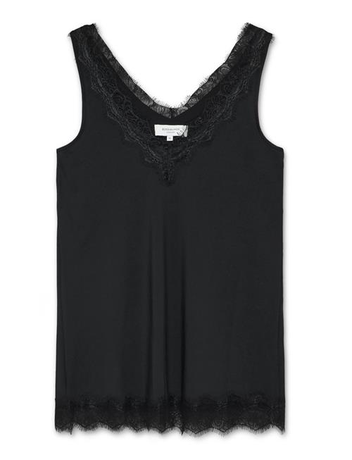 Rosemunde | Rwbillie Sl Lace V-Neck Top | 36