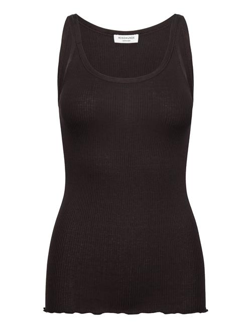 Rosemunde | Rwbelle Silk U-Neck Strap Elastic T | XS