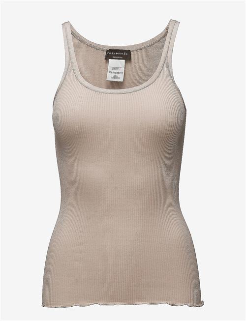 Rosemunde | Rwbelle Silk U-Neck Strap Elastic T | XS