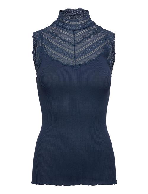 Rosemunde | Silk Top W/ Lace | XL