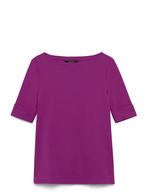 Lauren Ralph Lauren | Stretch Cotton Boatneck Tee | S