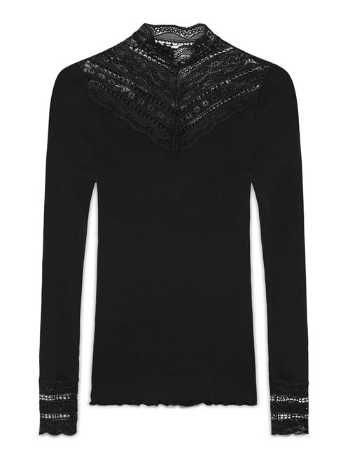 Rosemunde | Silk T-Shirt W/ Lace | M