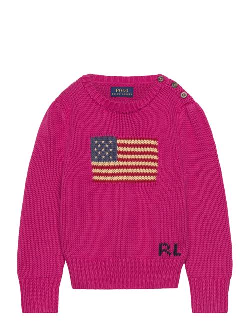 Ralph Lauren Kids | Flag Cotton Crewneck Sweater | 109-116