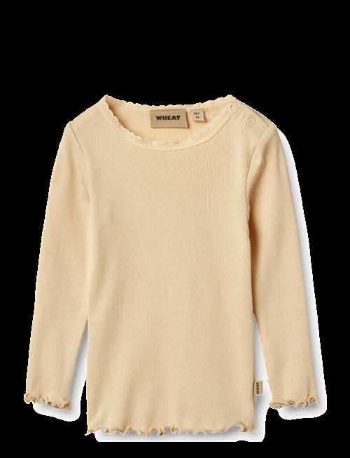 Wheat | Rib T-Shirt L/S Reese | 80