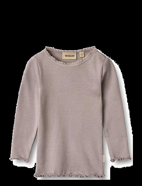 Wheat | Rib T-Shirt L/S Reese | 86