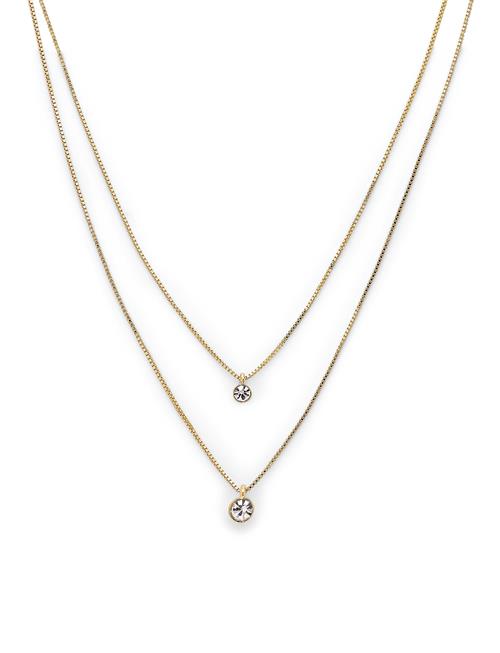 Pilgrim | Lucia Recycled 2-In-1 Crystal Necklace | ONE SIZE