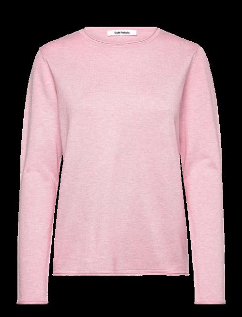 Soft Rebels | Srmarla O-Neck Knit Roll Edge | M