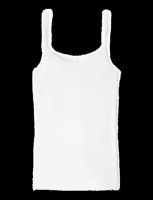 Schiesser | White Spaghetti Strap Top - Luxury | XXL