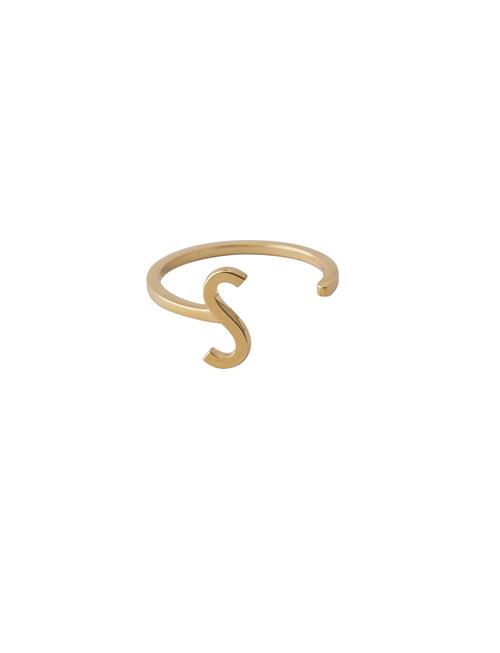 Design Letters | Ring A-Z Gold | ONE SIZE