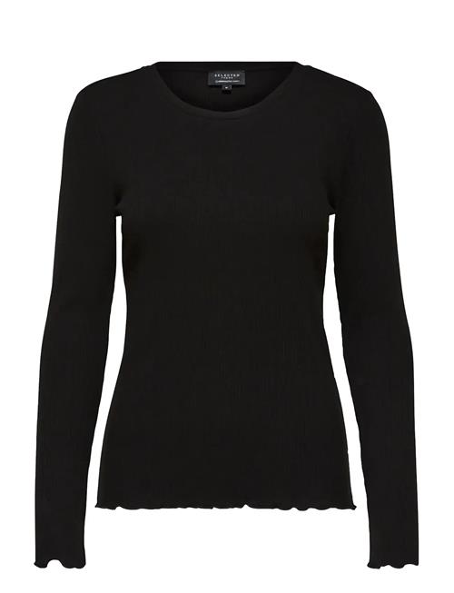 Selected | Slfanna Ls Crew Neck Tee S Noos | XS