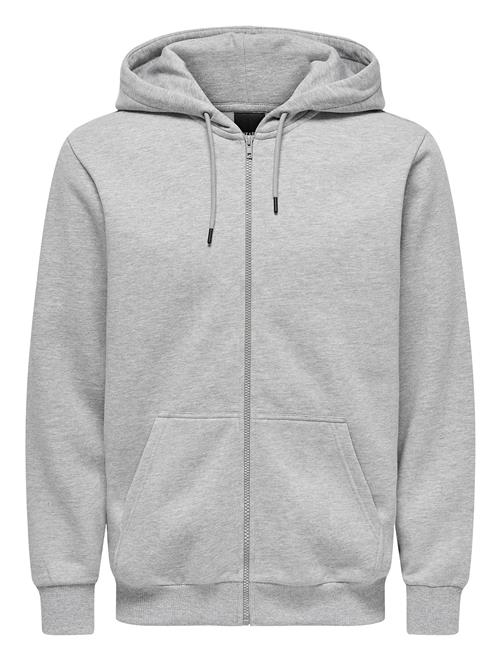 ONLY & SONS | Onsceres Zip Thr. Hoodie Sweat Noos | L